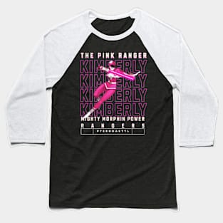 Pink Power Ranger Baseball T-Shirt